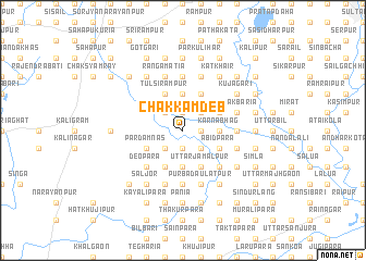 map of Chak Kāmdeb