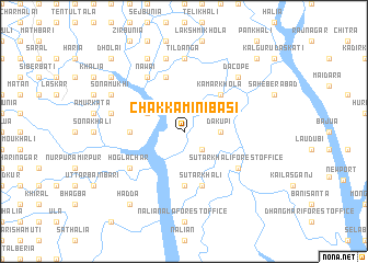 map of Chak Kāminibāsi