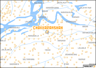 map of Chak Karam Shāh