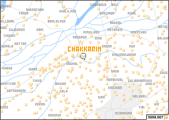 map of Chak Karīm