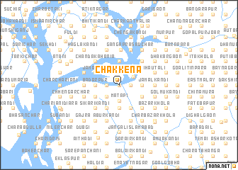 map of Chak Kena