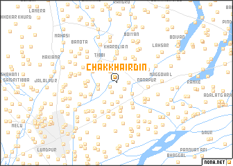 map of Chak Khairdin