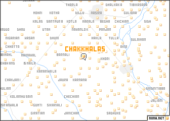 map of Chak Khalās