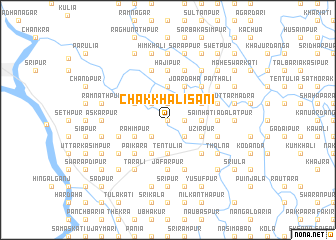 map of Chak Khalisāni