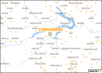 map of Chak Khārak