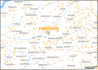 map of Chak Khīna