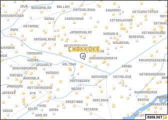 map of Chakkoke