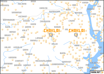 map of Chaklāi