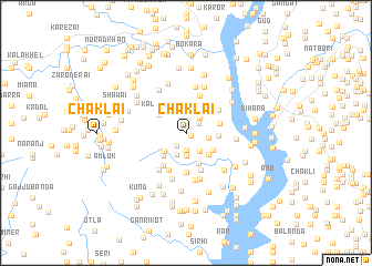 map of Chaklai