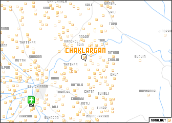 map of Chak Largān