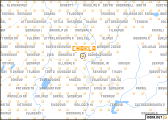 map of Chakla