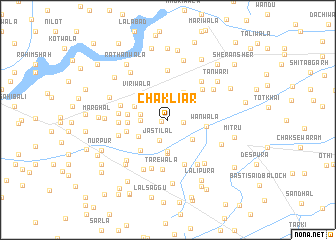 map of Chakliār