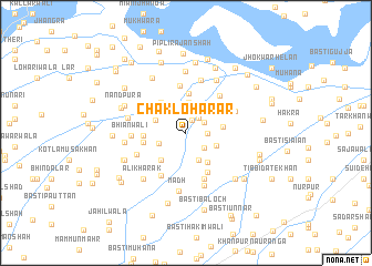 map of Chak Lohārār