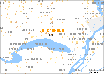 map of Chak Mahmda