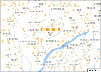 map of Chak Malā