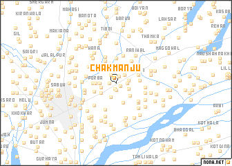 map of Chak Manju