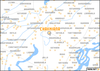 map of Chak Miāna