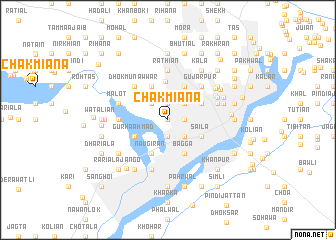 map of Chak Miāna