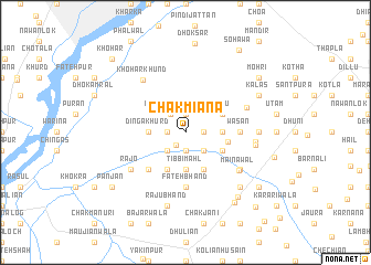 map of Chak Miāna