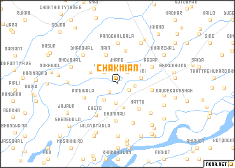 map of Chak Miān
