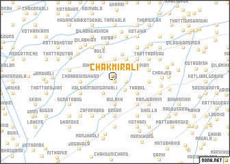 map of Chak Mirāli