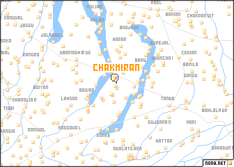 map of Chak Mīrān