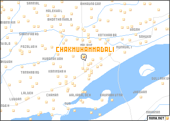 map of Chak Muhammad Ali
