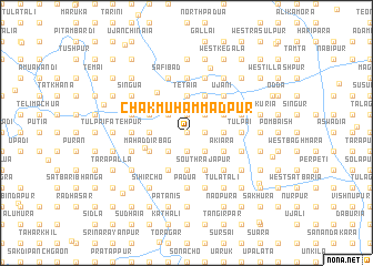 map of Chak Muhammadpur