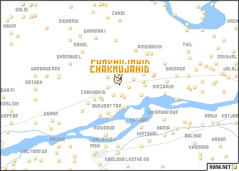 map of Chak Mujahid