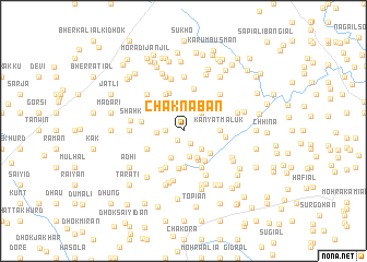 map of Chak Nāban