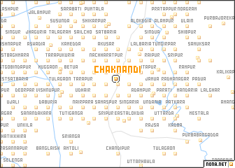 map of Chaknandi