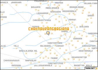 map of Chak Naurang Bagiāna