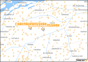 map of Chak Naurang Shāh