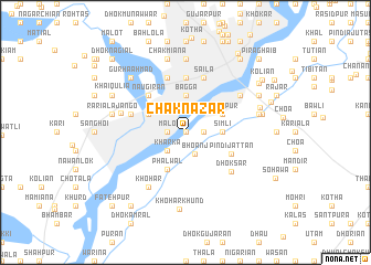 map of Chak Nazar