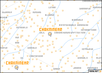 map of Chak Nine MR