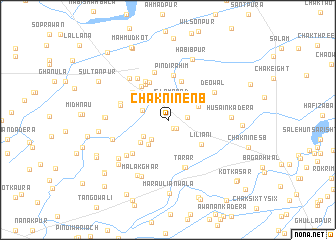 map of Chak Nine NB