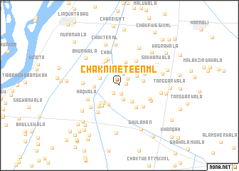 map of Chak Nineteen ML