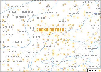 map of Chak Nineteen