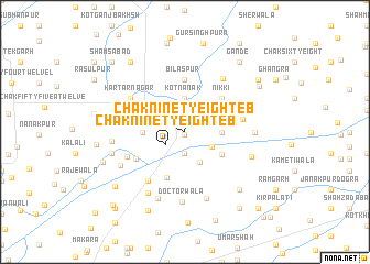 map of Chak Ninety-eight EB