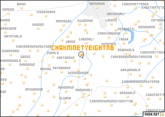 map of Chak Ninety-eight NB