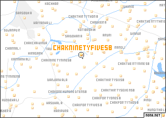 map of Chak Ninety-five SB