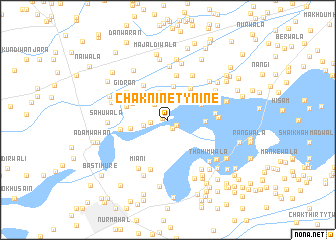 map of Chak Ninety-nine