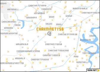 map of Chak Ninety SB