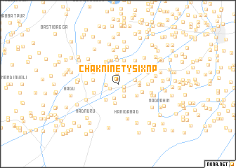 map of Chak Ninety-six NP