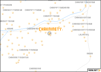 map of Chak Ninety