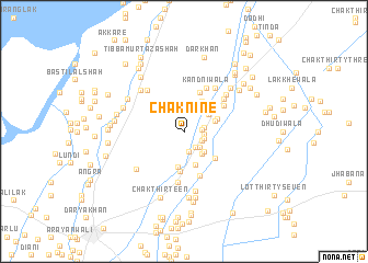 map of Chak Nine