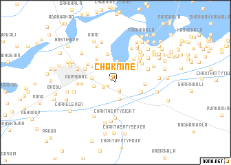 map of Chak Nine