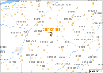 map of Chak Nine