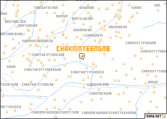 map of Chak Ninteen D N B