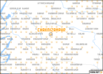 map of Chak Nizāmpur